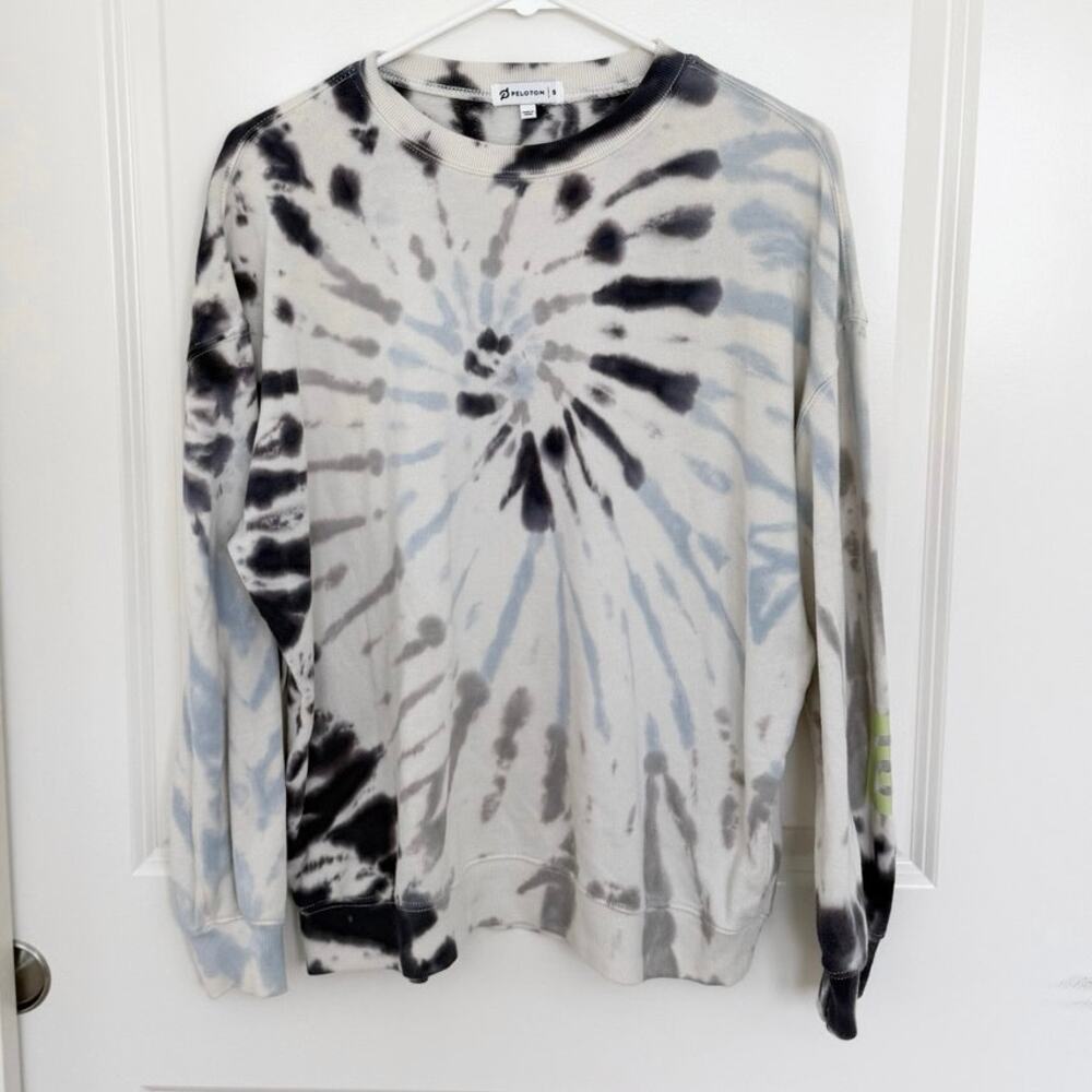 Peloton Tie Dye Crewneck Pullover Small